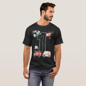 1. Geburtstags-Feuerwehrauto T-Shirt (Vorne ganz)