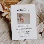 1. Geburtstags-Foto Einladung