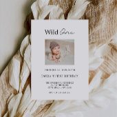 1. Geburtstags-Foto Einladung