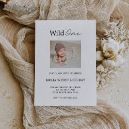 1. Geburtstags-Foto Einladung