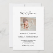 1. Geburtstags-Foto Einladung (Vorderseite)