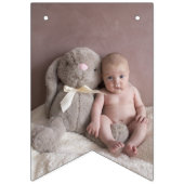 1. Geburtstags-Foto-stellen erstes Baby-Party Sie Wimpelkette (Zweite Fahne)