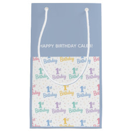 1. Geburtstags-Geschenktasche, Erster Geburtstag Kleine Geschenktüte