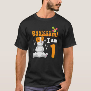1. Geburtstags-Hund thematische Geburtstagsparty 1 T-Shirt
