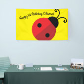 1. Geburtstags-Party Damen-Bug Cute Banner (Messeveranstaltung)