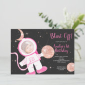 1. Geburtstags-Party des Einladung (Stehend Vorderseite)