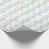1. Geburtstagsblatt Geschenkpapier (Ecke)