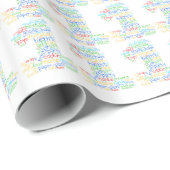 1. Geburtstagsblatt Geschenkpapier (Rolleneckpunkt)