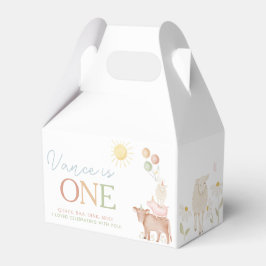 1. Geburtstagsfarm Animals Barnyard Party Boys Geschenkschachtel