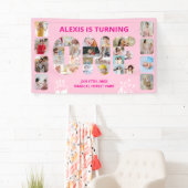 1. Geburtstagsfeier Nummer 1 Fotocollage Banner (Insitu)