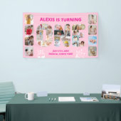 1. Geburtstagsfeier Nummer 1 Fotocollage Banner (Messeveranstaltung)