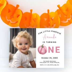1. Geburtstagsfeier von Pumpkin Girl Einladung