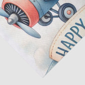 1. Geburtstagsflugzeugfarbe oben Seidenpapier (Detail)