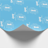 1. Geburtstagsjubelfeier Geschenkpapier (Ecke)