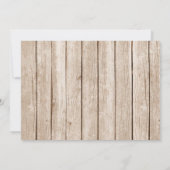 1. Geburtstagsjunge Einladung, Waldhütte Geburtsta Einladung (Rückseite)