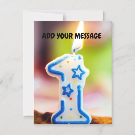 🎂 1. Geburtstagskäpsel individuell anpassbar Magneteinladung (Vorderseite)