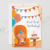 1. Geburtstagskarte Einladung (Rückseite)