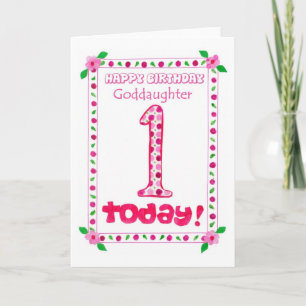 1. Geburtstagskarte für eine Tochter Karte