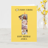 1. Geburtstagskarte Karte (Gelbe Blume)