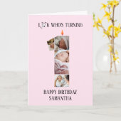 1. Geburtstagskarte Karte (Gelbe Blume)