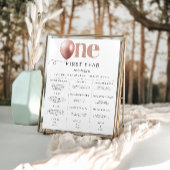 1. Geburtstagskarte Poster