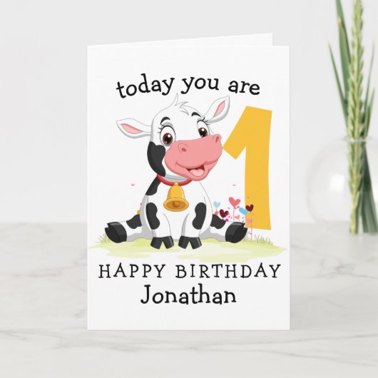 1. Geburtstagskartenfarm Karte (Vorderseite)