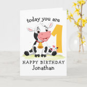 1. Geburtstagskartenfarm Karte (Gelbe Blume)