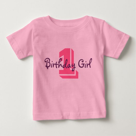 1, Geburtstagskind Baby T-shirt (Vorderseite)