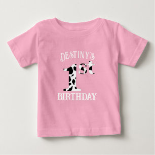 1. Geburtstagskuh Baby T-shirt