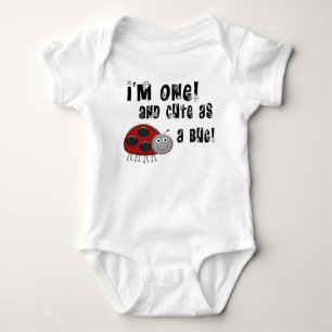 1. GeburtstagsLadybug Niedlich als Bug-T - Shirt