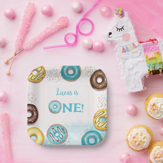 1. Geburtstagspapierplatte Pappteller (Party)