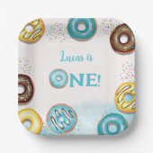 1. Geburtstagspapierplatte Pappteller (Vorderseite)