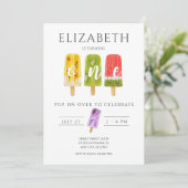 1. Geburtstagsparty Einladung (Stehend Vorderseite)