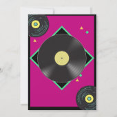 1 Geburtstagsparty Invitation Card (Girl) anzeigen (Rückseite)