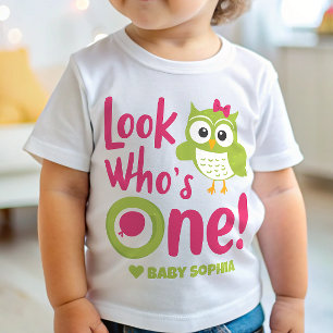 1. Geburtstagsschau Wer ist ein Schüssel Geburtsta Baby T-shirt