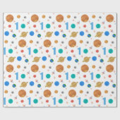 1. Geburtstagssolaranlagen Geschenkpapier (Flach)