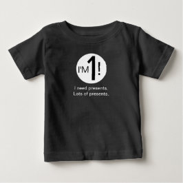 1. Geburtstagst-stück Baby T-shirt
