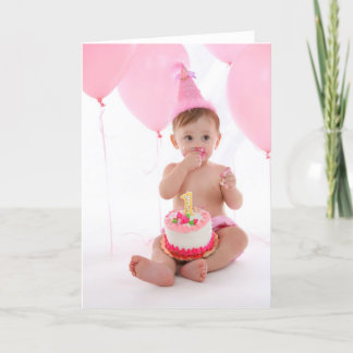 1. Geburtstagstorte Karte