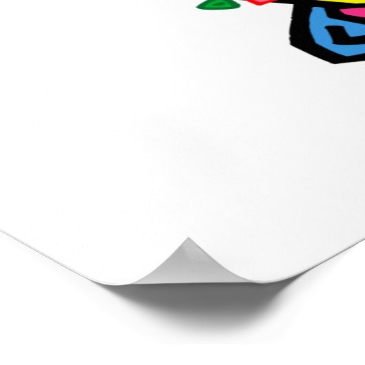 1. Geburtstagstorte Poster (Ecke)