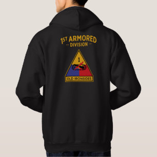 1. gepanzerte Abteilung "Alte Ironside" Emblem Hoo Hoodie