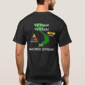 1. Gepanzerter T - Shirt Div. Vietnam (Rückseite)