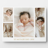 1. Geschenk zum Muttertag Fotocollage Fotoplatte (Vorderseite)
