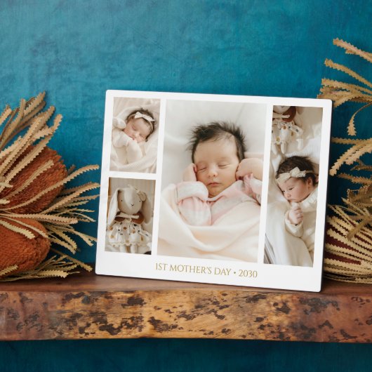 1. Geschenk zum Muttertag Fotocollage Fotoplatte (Seite)
