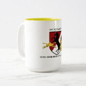 1. GESCHWADER-11. GEPANZERTE KAVALLERIE-TASSE ZWEIFARBIGE TASSE (Vorderseite Links)