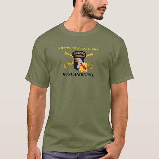 1. GESCHWADER-32. KAVALLERIE-101. IM FLUGZEUG T - T-Shirt (Vorderseite)
