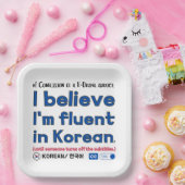 1. Geständnis eines K-Drama-Addicts Pappteller (Party)