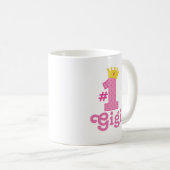 #1 Gigi Geschenk Kaffeetasse (VorderseiteRechts)