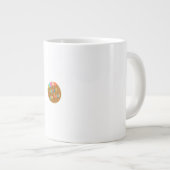1. glücklicher Geburtstag Jumbo-Tasse (Vorderseite Rechts)