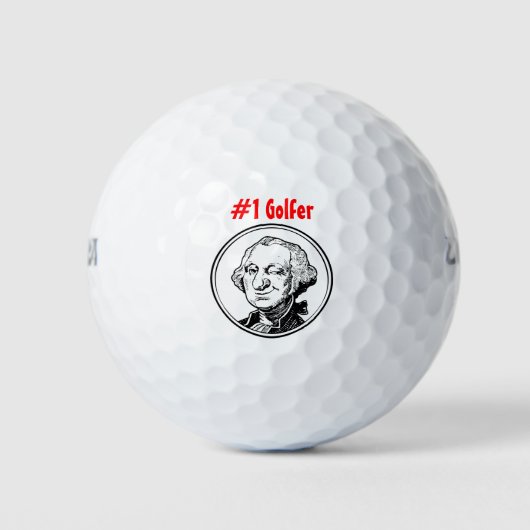 1 Golfer Golfball (Vorderseite)