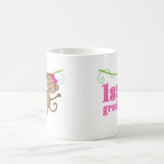 1. Grad-Lehrer-Affe-Geschenk Kaffeetasse (Mittel)